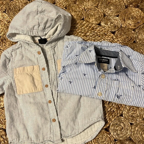 2T Boys Button Down Shirts - Picture 1 of 6